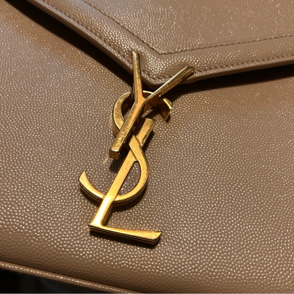 * SOLD * YVES SAINT LAURENT Cassandra Medium top handle bag - Picture 16 of 17